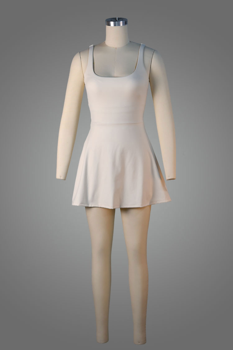 Built-in Support Square Neck Active Dress